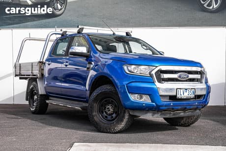 Blue 2018 Ford Ranger Dual Cab Utility Xlt 3.2 (4X4)