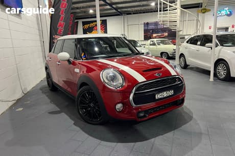 Red 2015 Mini Cooper Hatchback S 5D Hatch