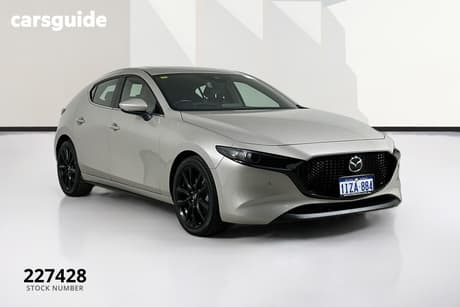 Beige 2022 Mazda 3 Hatchback G25 Astina