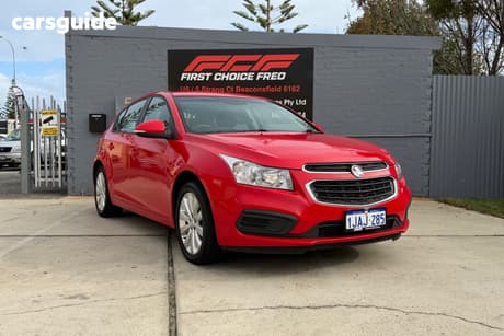 Red 2016 Holden Cruze Hatchback Equipe