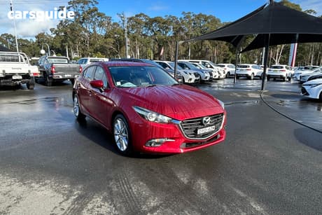 Red 2018 Mazda 3 Hatchback Sp25