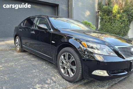 Black 2007 Lexus LS Sedan LS600HL