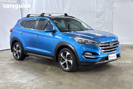 Blue 2016 Hyundai Tucson Wagon Highlander (Awd)