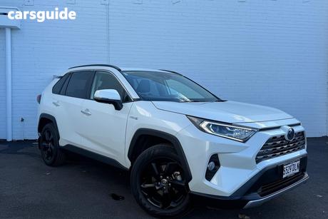 White 2021 Toyota RAV4 Wagon Cruiser (2Wd) Hybrid