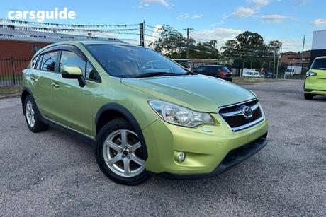Green 2014 Subaru XV SUV HYBRID