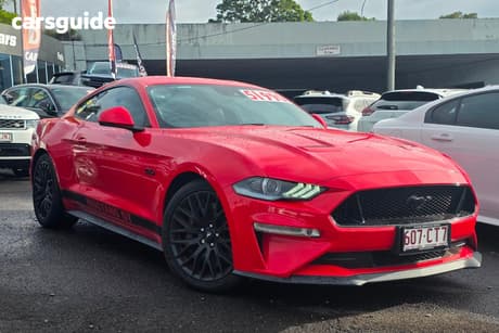 Red 2017 Ford Mustang Coupe Fastback Gt 5.0 V8