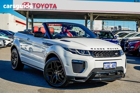 White 2016 Land Rover Range Rover Evoque Coupe Td4 180 Hse Dynamic