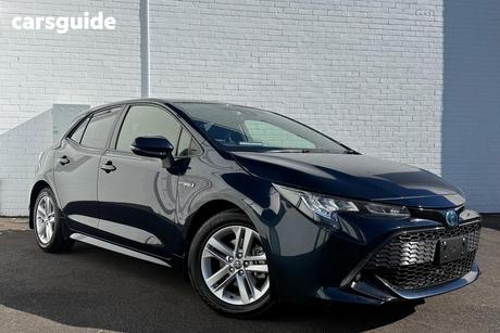 Blue 2019 Toyota Corolla Hatchback Sx (Hybrid)