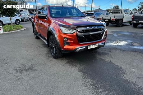 Orange 2022 Isuzu D-MAX Crew Cab Utility X-Terrain (4X4)