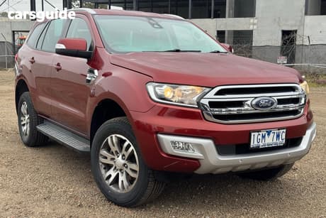Red 2015 Ford Everest Wagon Trend
