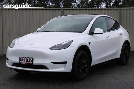 White 2023 Tesla Model Y Wagon Rear-Wheel Drive