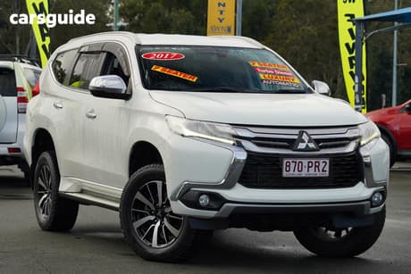 White 2017 Mitsubishi Pajero Sport Wagon Gls (4X4) 7 Seat