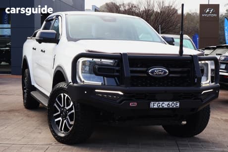 White 2023 Ford Ranger Double Cab Pick Up Sport 2.0 (4X4)