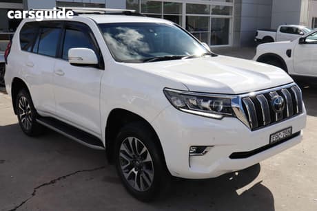 White 2021 Toyota Landcruiser Prado Wagon Vx