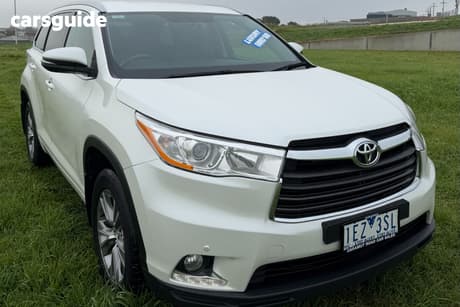 White 2015 Toyota Kluger Wagon Gxl (4X2)
