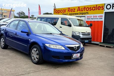 Blue 2005 Mazda 6 Sedan Classic