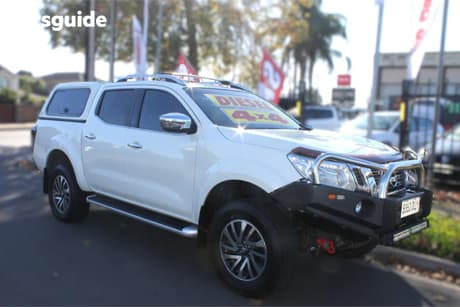 White 2015 Nissan Navara Dual Cab Utility St-X (4X4)