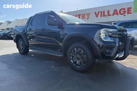 Black 2022 Ford Ranger Double Cab Pick Up Wildtrak 3.0 (4X4)