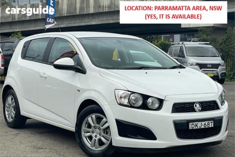 White 2016 Holden Barina Hatchback Cd