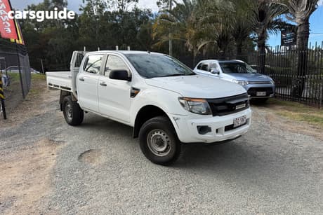 White 2012 Ford Ranger Crew Cab Chassis Xl 2.2 (4X4)