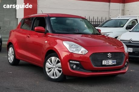 Red 2017 Suzuki Swift Hatchback Gl Navigator