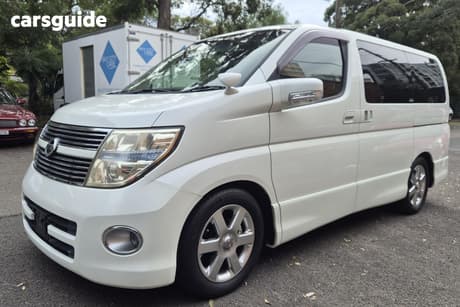 White 2010 Nissan Elgrand OtherCar HIGHWAY STAR