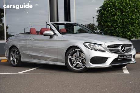 Silver 2018 Mercedes-Benz C300 Cabriolet