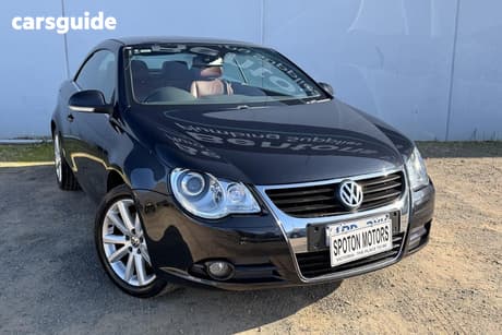 Black 2007 Volkswagen EOS Convertible FSI