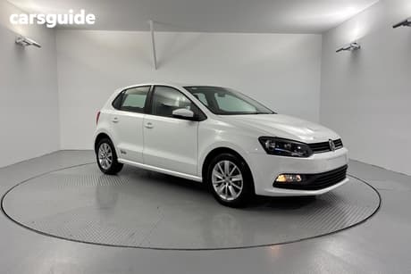 White 2017 Volkswagen Polo Hatchback Urban + (81Tsi)