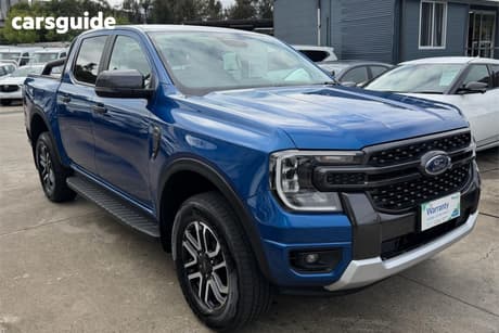 Blue 2024 Ford Ranger Double Cab Pick Up Sport 2.0 (4X4)