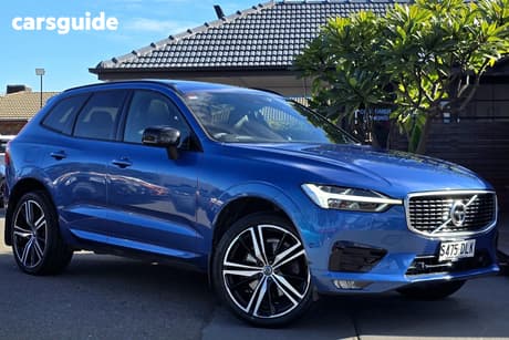 Blue 2020 Volvo XC60 Wagon D5 R-Design (Awd)