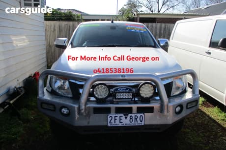 White 2013 Ford Ranger Dual Cab Utility Xlt 3.2 (4X4)