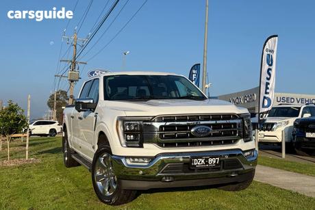 White 2023 Ford F150 Double Cab Pick Up Lariat Lwb (4Wd)