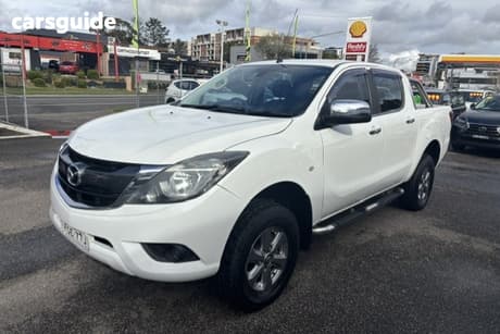 White 2016 Mazda BT-50 Dual Cab Utility Xtr (4X2)