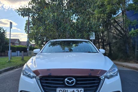 White 2017 Mazda 3 Sedan Touring