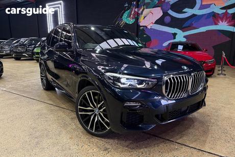 Blue 2019 BMW X5 Wagon Xdrive 30D M Sport (5 Seat)