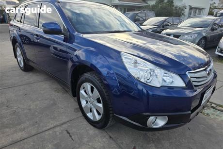 Blue 2012 Subaru Outback Wagon 2.5I