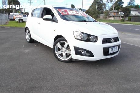 White 2014 Holden Barina Hatchback Cdx