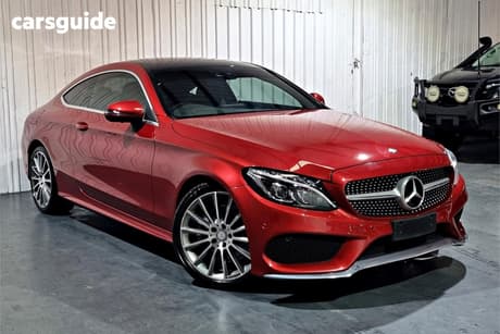 Red 2016 Mercedes-Benz C200 Coupe