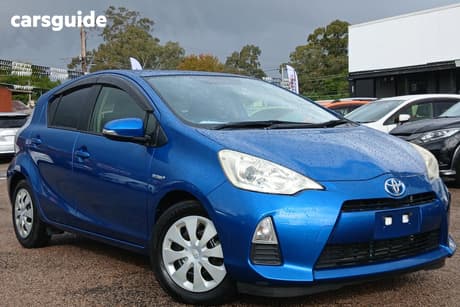 Blue 2012 Toyota Prius C Hatchback Hybrid