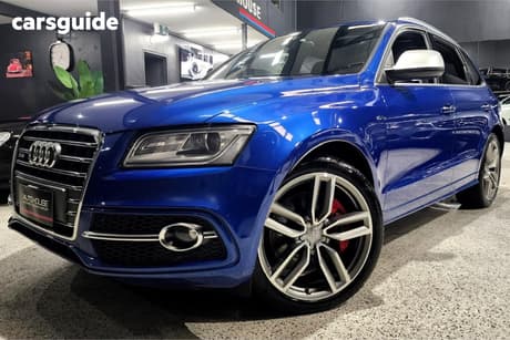 Blue 2014 Audi SQ5 Wagon 3.0 Tdi Quattro