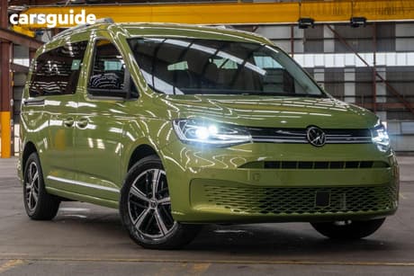Green 2025 Volkswagen Caddy SUV TSI220 LIFE F