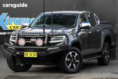 Grey 2024 Volkswagen Amarok Dual Cab Utility Style Tdi600 4Motion