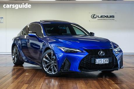Blue 2021 Lexus IS350 Sedan F Sport