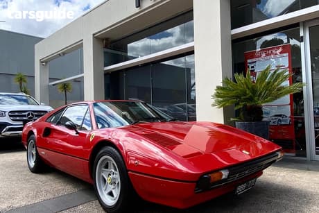Red 1976 Ferrari 308 Coupe GTB R