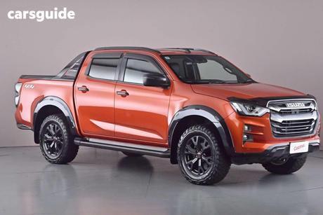 Orange 2023 Isuzu D-MAX Crew Cab Utility X-Terrain (4X4)