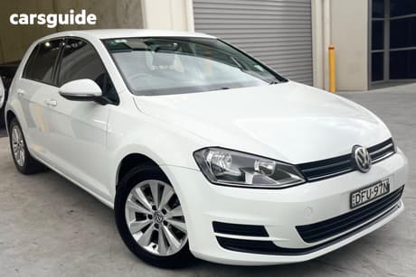 White 2016 Volkswagen Golf Hatch 92 TSI AU MY16