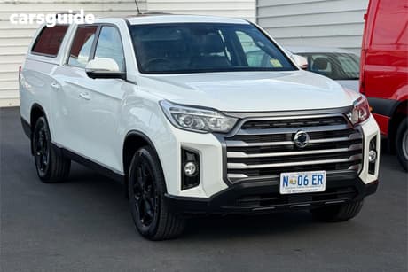 White 2022 Ssangyong Musso XLV Crew Cab Pickup Ultimate