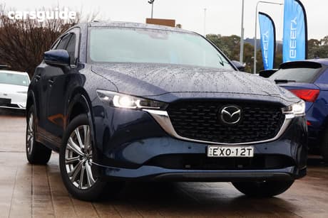 Blue 2022 Mazda CX-5 Wagon Akera (Awd)