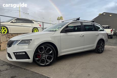 White 2020 Skoda Octavia Wagon Rs 245